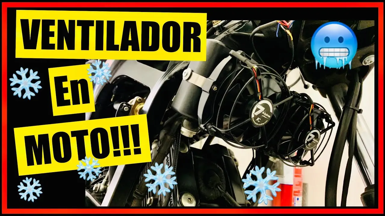 adaptar a una mto un ventilador - Cómo se enfria una moto por aire