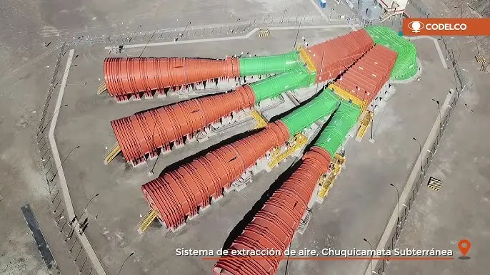 Capacidad de los Ventiladores en Chuquicamata Subterránea: Un Vistazo a la Ingeniería de Ventilación de la Mina Más Profunda del Mundo - Cuántos metros de profundidad tiene Chuquicamata subterranea capacidad ventiladores de chuqui subterraneo - Cuántos metros de profundidad tiene Chuquicamata subterranea