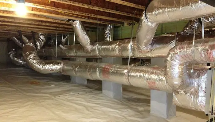Cómo Evitar la Condensación en los Conductos de Ventilación en Espacios Reducidos - How do I stop my ducts from sweating in my crawl space crawl ventilation ducts - How do I stop my ducts from sweating in my crawl space