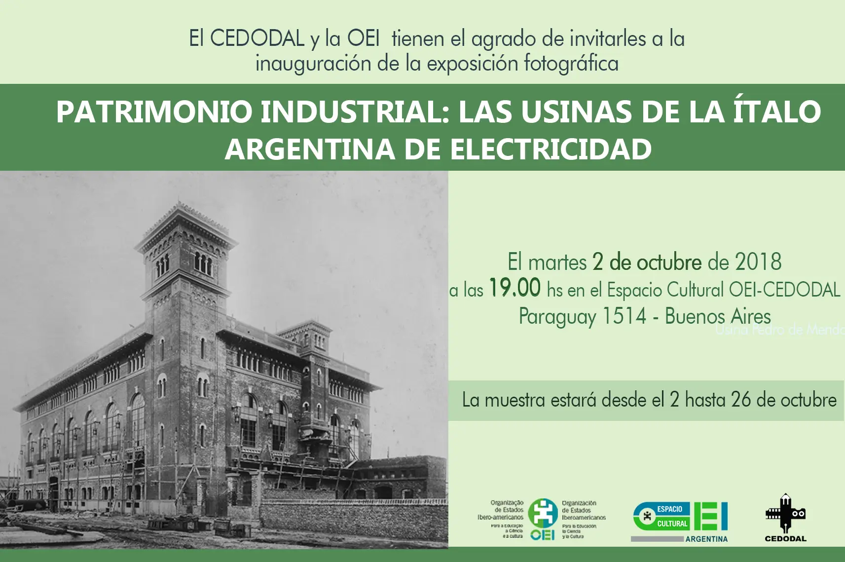 antigua columna ventilación compañia italo argentina electricidad - Qué es ser Italo Argentino