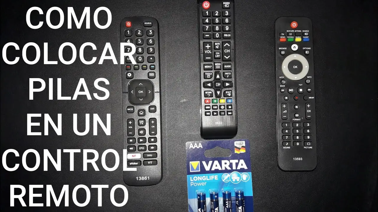 Cómo colocar las pilas en el control remoto de un ventilador Amray - Qué pilas lleva el control del aire como colocar las pilas el control amray de mi ventilador - Qué pilas lleva el control del aire
