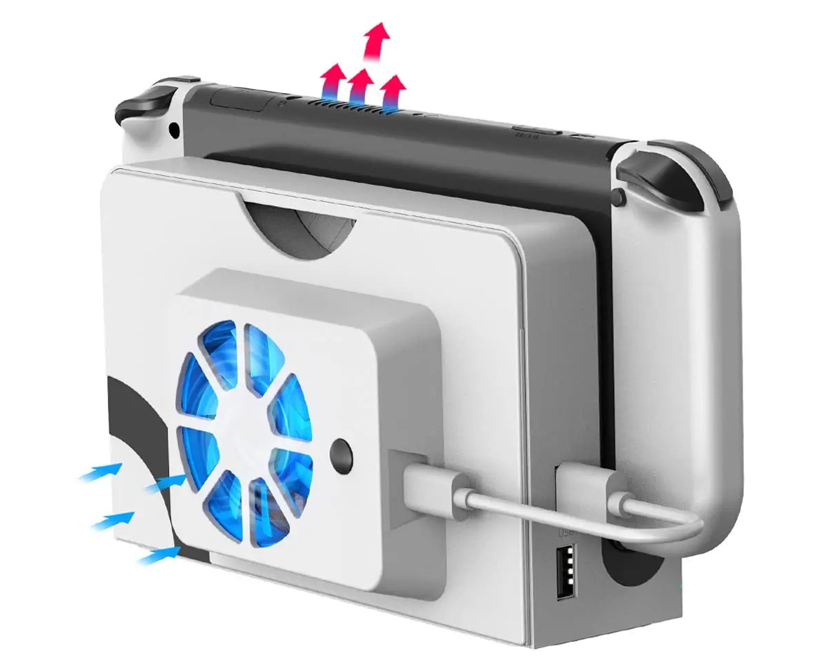 nintendo switch dock refrigerador ventilador de refrigeración - Qué voltaje necesita el dock de Nintendo Switch