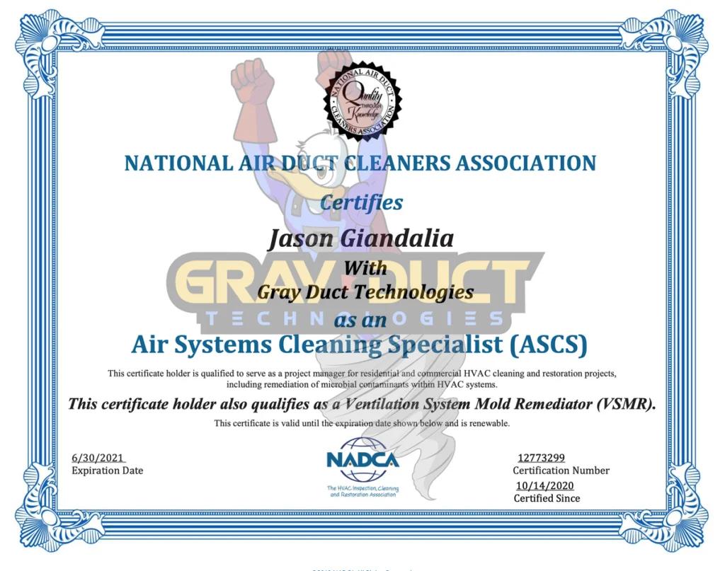 Especialista Certificado en Ventilación (ASCS): Guía Completa - What are Nadca standards certified ventilation specialist - What are Nadca standards