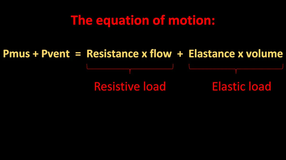 Ecuación de Movimiento en Ventilación Mecánica: Una Guía Completa - What is the equation of motion of a ventilator mechanic ventilation motion equation - What is the equation of motion of a ventilator